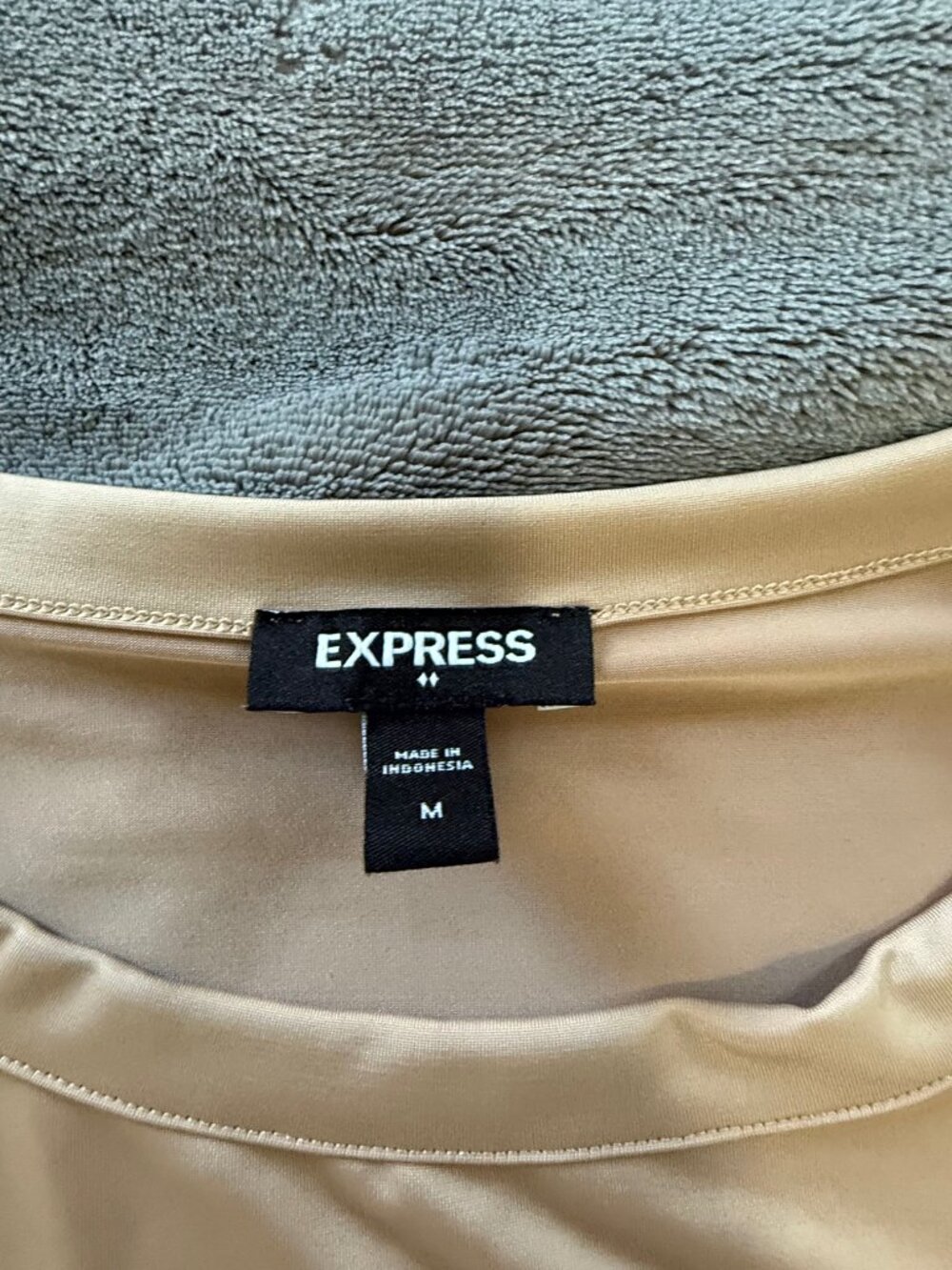 Women's Tan Bodysuit by Express - Picture 2 of 2